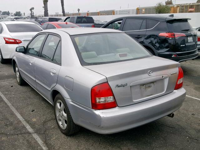 JM1BJ226820507010 - 2002 MAZDA PROTEGE DX SILVER photo 3