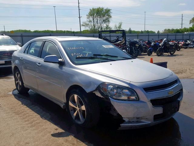 1G1ZC5E02CF159133 - 2012 CHEVROLET MALIBU 1LT Gümüş fotoğraf 1