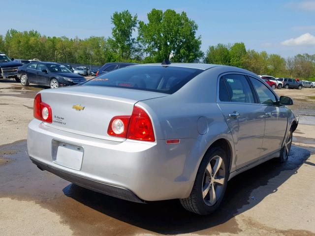 1G1ZC5E02CF159133 - 2012 CHEVROLET MALIBU 1LT Gümüş fotoğraf 4