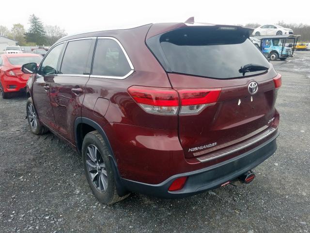 5TDJZRFH1HS365159 - 2017 TOYOTA HIGHLANDER SE  photo 3