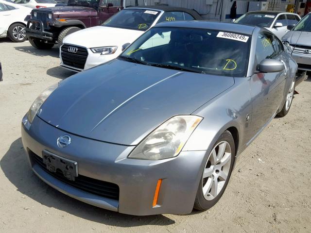 JN1AZ34D94M101077 - 2004 NISSAN 350Z COUPE GRAY photo 2