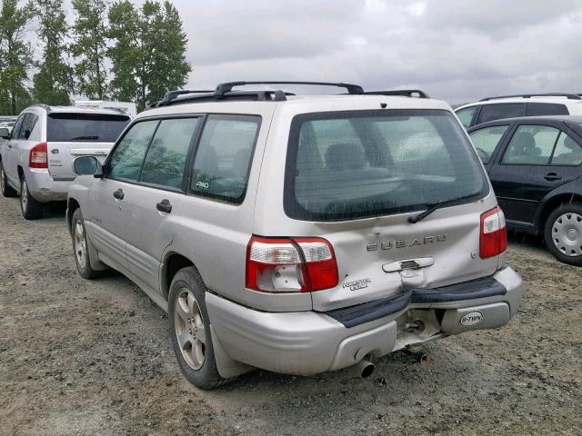 JF1SF65631H740965 - 2001 SUBARU FORESTER S SILVER photo 3