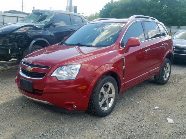 3GNFL4E50CS613902 - 2012 CHEVROLET CAPTIVA SP RED photo 2