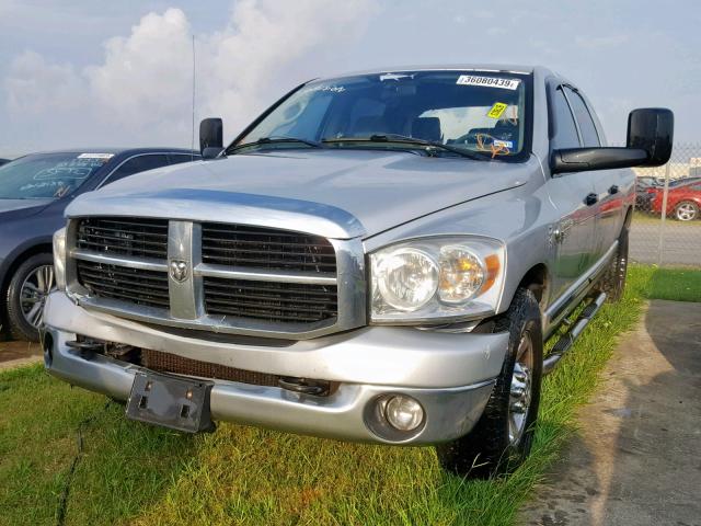 3D7KR29C87G714252 - 2007 DODGE RAM 2500 SILVER photo 2