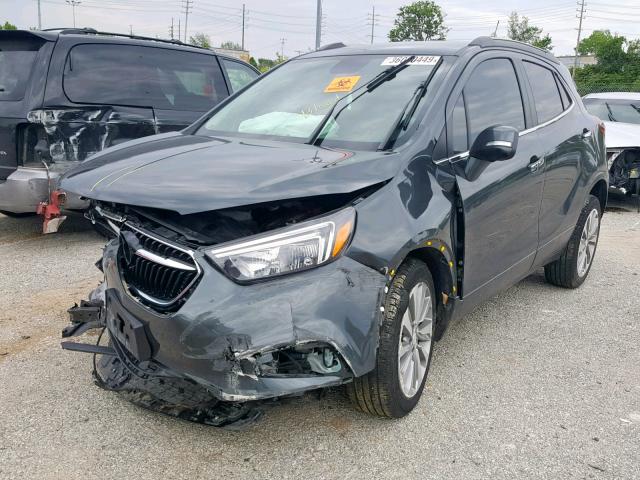 KL4CJASB4JB658659 - 2018 BUICK ENCORE PRE GRAY photo 2