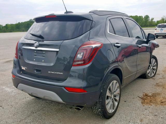 KL4CJASB4JB658659 - 2018 BUICK ENCORE PRE GRAY photo 4