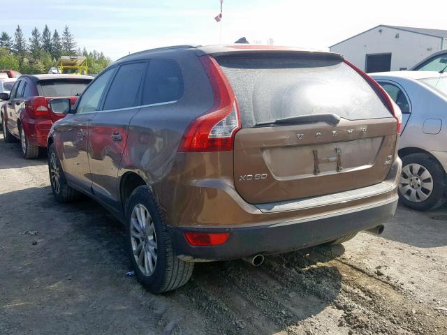 YV4992DZXA2035035 - 2010 VOLVO XC60 T6 GOLD photo 3