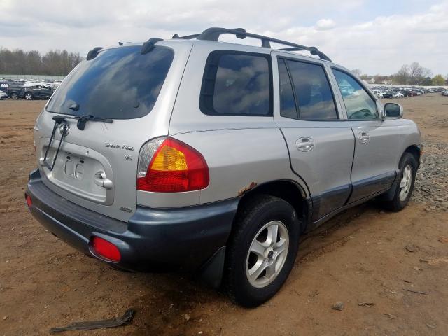 KM8SC73D02U209611 - 2002 HYUNDAI SANTA FE GLS  photo 4