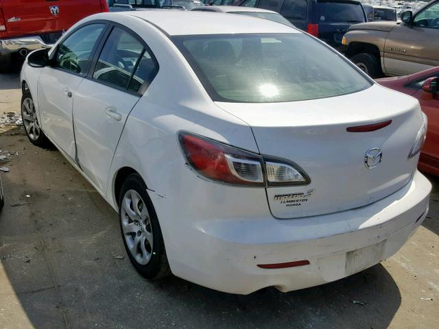 JM1BL1TG5D1773707 - 2013 MAZDA 3 I WHITE photo 3