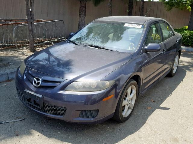 1YVHP80D175M04612 - 2007 MAZDA 6 S GRAY photo 2