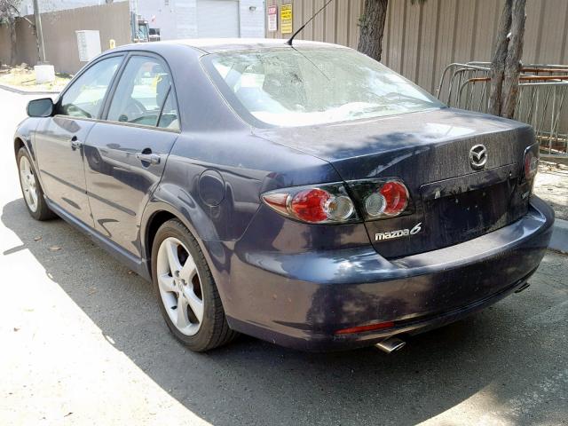 1YVHP80D175M04612 - 2007 MAZDA 6 S GRAY photo 3