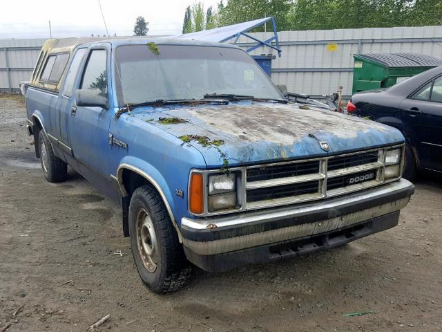 1B7FL23X3LS720844 - 1990 DODGE DAKOTA BLUE photo 1