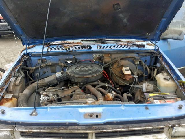 1B7FL23X3LS720844 - 1990 DODGE DAKOTA BLUE photo 7