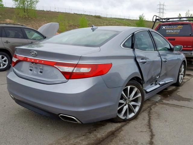 KMHFG4JG8FA441091 - 2015 HYUNDAI AZERA SILVER photo 4