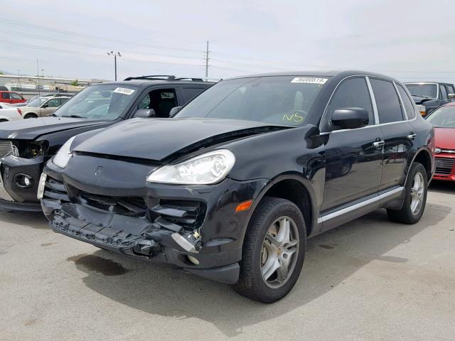 WP1AB29PX8LA47149 - 2008 PORSCHE CAYENNE S BLACK photo 2