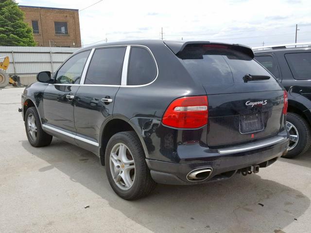 WP1AB29PX8LA47149 - 2008 PORSCHE CAYENNE S BLACK photo 3