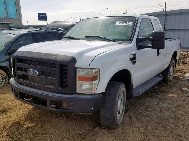 1FTSX21598EE25919 - 2008 FORD F250 SUPER WHITE photo 2