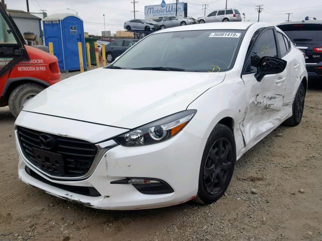 3MZBN1U79HM154459 - 2017 MAZDA 3 SPORT WHITE photo 2