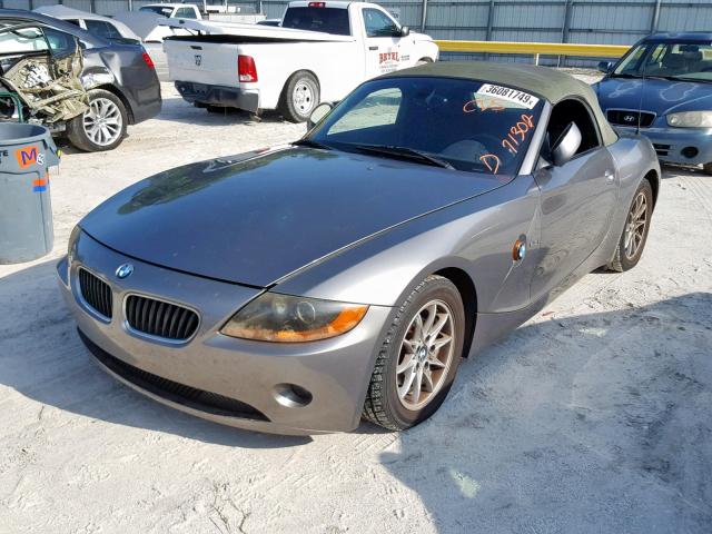 4USBT33493LS42654 - 2003 BMW Z4 2.5 SILVER photo 2