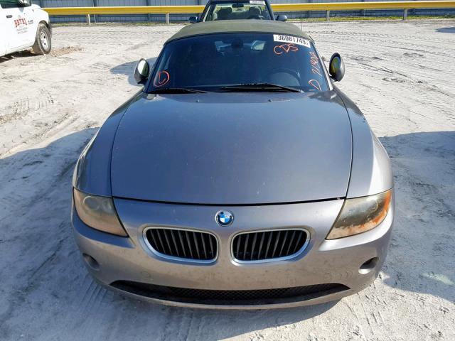 4USBT33493LS42654 - 2003 BMW Z4 2.5 SILVER photo 9