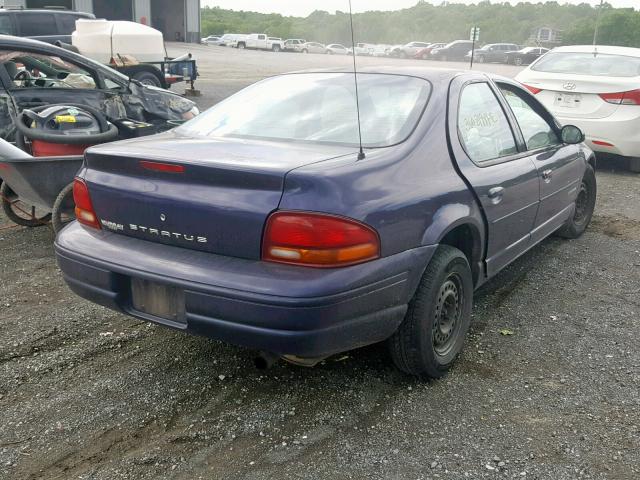 1B3EJ46X0WN170645 - 1998 DODGE STRATUS PURPLE photo 4