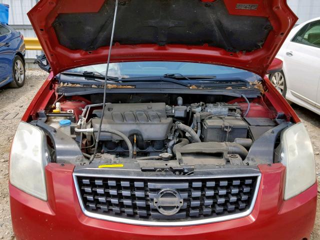 3N1AB61E89L654288 - 2009 NISSAN SENTRA 2.0 RED photo 7