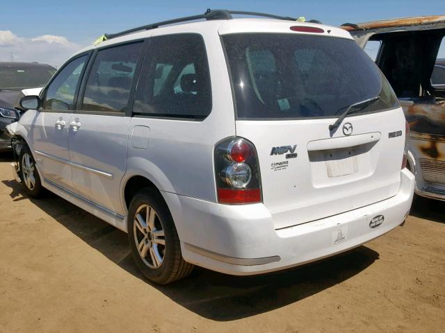 JM3LW28AX60558443 - 2006 MAZDA MPV WAGON WHITE photo 3