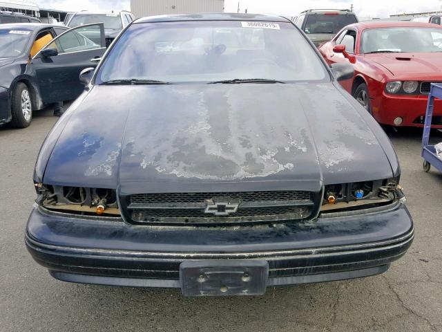 1G1BL52P1TR170819 - 1996 CHEVROLET CAPRICE BLACK photo 9