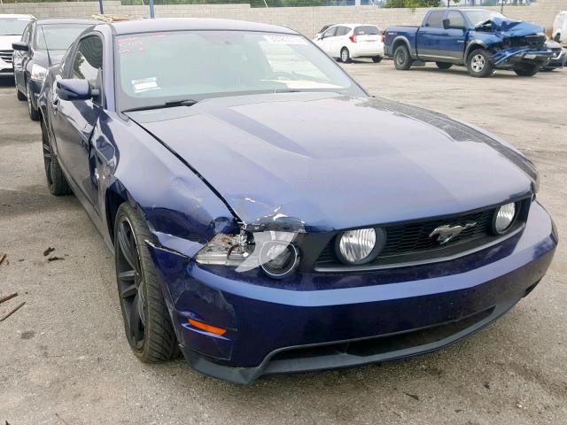 1ZVBP8CF6C5220282 - 2012 FORD MUSTANG GT BLUE photo 1