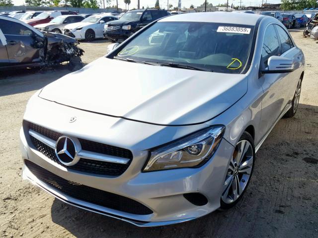 WDDSJ4EB3JN584153 - 2018 MERCEDES-BENZ CLA 250 SILVER photo 2