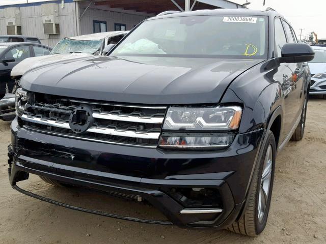 1V2PR2CAXJC521486 - 2018 VOLKSWAGEN ATLAS SE BLACK photo 2