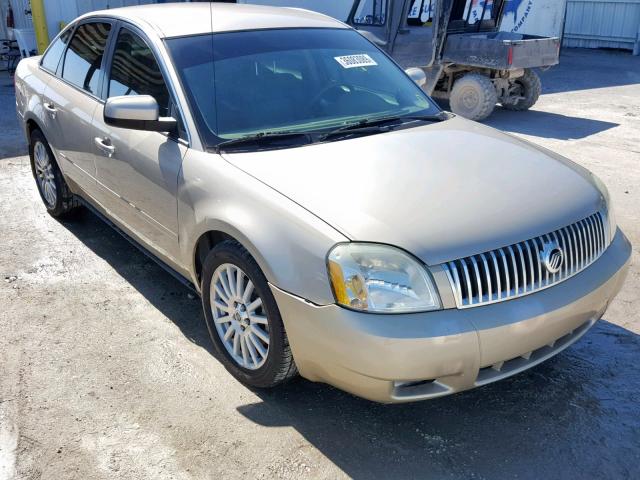 1MEFM42176G601125 - 2006 MERCURY MONTEGO PR GOLD photo 1