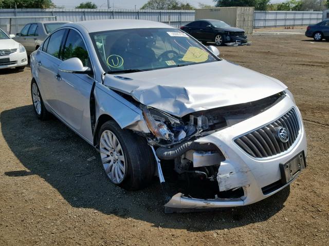 2G4GT5GV9D9172099 - 2013 BUICK REGAL PREM SILVER photo 1