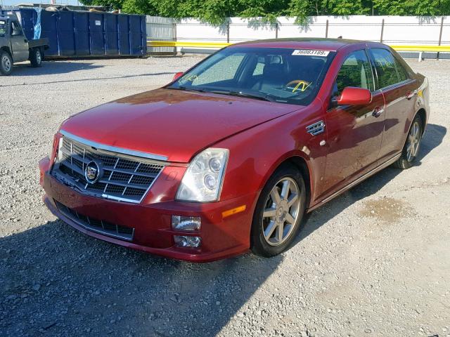 1G6DZ67A190171798 - 2009 CADILLAC STS RED photo 2