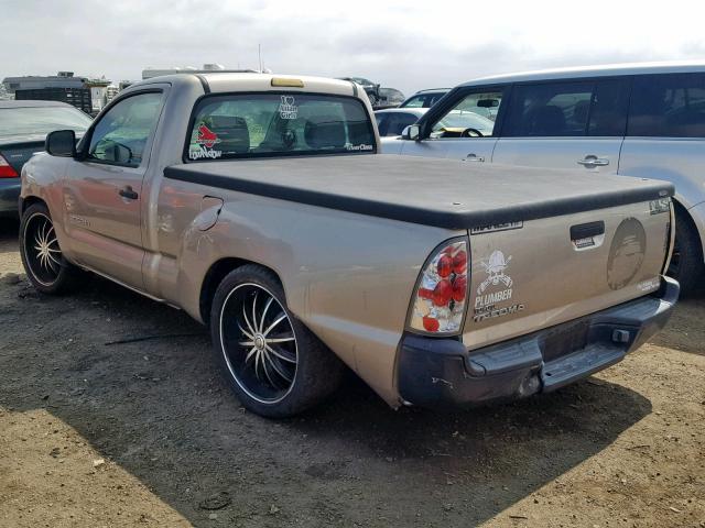 5TENX22NX5Z066990 - 2005 TOYOTA TACOMA TAN photo 3