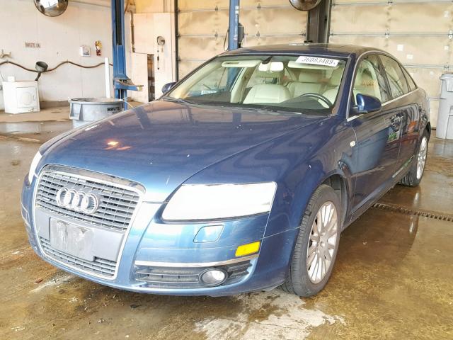 WAUDL74F05N094386 - 2005 AUDI A6 4.2 QUA BLUE photo 2