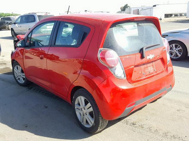 KL8CA6S92FC806186 - 2015 CHEVROLET SPARK LS RED photo 3