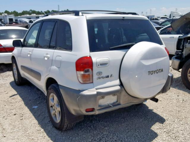 JTEGH20V910002986 - 2001 TOYOTA RAV4 WHITE photo 3