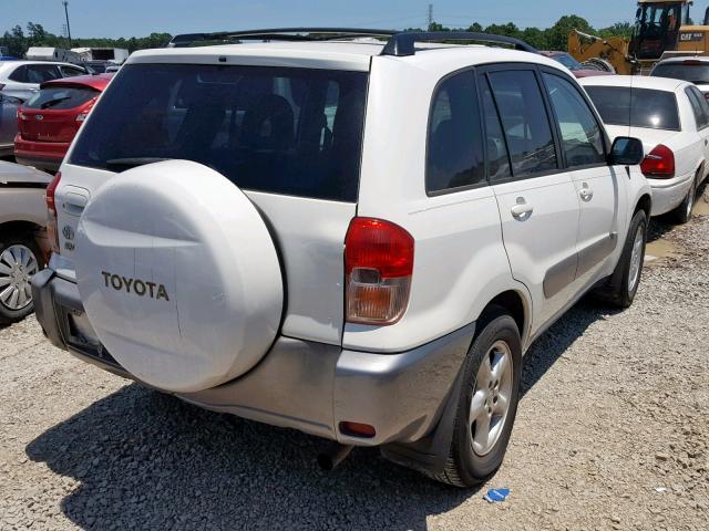 JTEGH20V910002986 - 2001 TOYOTA RAV4 WHITE photo 4