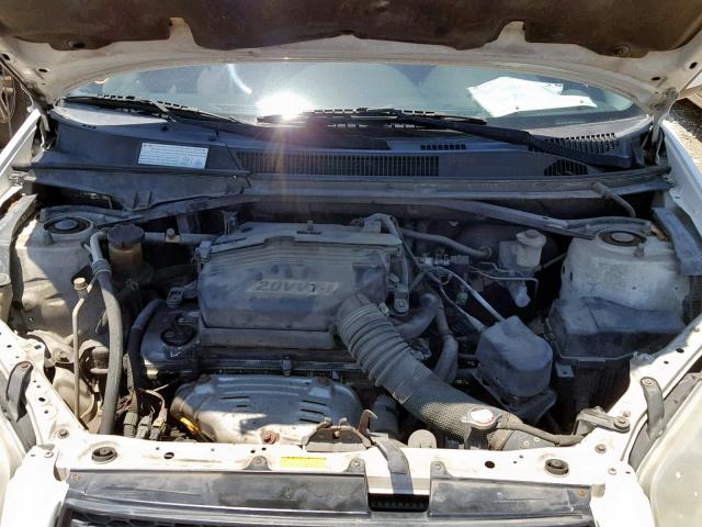 JTEGH20V910002986 - 2001 TOYOTA RAV4 WHITE photo 7