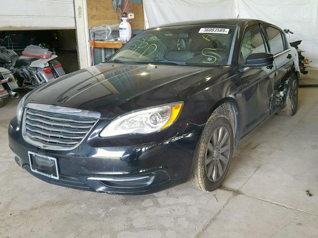 1C3CCBBB5DN588859 - 2013 CHRYSLER 200 TOURIN BLACK photo 2