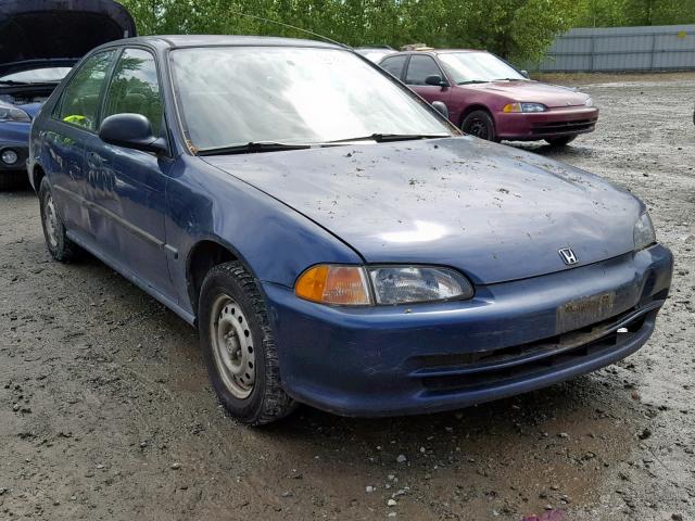 JHMEG8549SS046475 - 1995 HONDA CIVIC DX BLUE photo 1