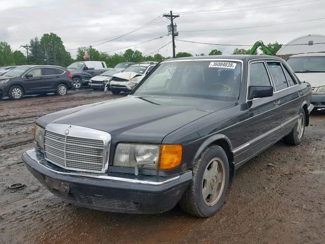 WDBCA39D6GA216049 - 1986 MERCEDES-BENZ 560 SEL BLACK photo 2