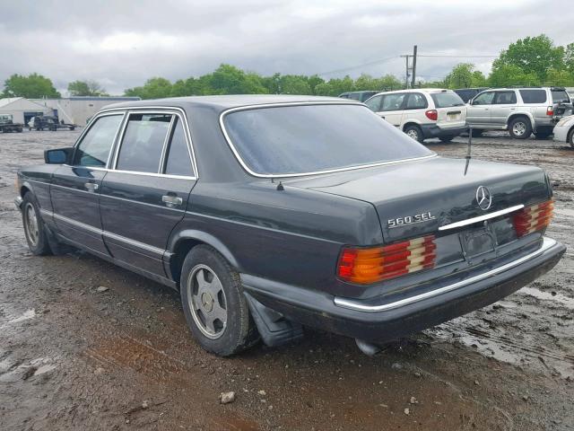 WDBCA39D6GA216049 - 1986 MERCEDES-BENZ 560 SEL BLACK photo 3