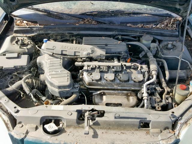 2HGES15182H566849 - 2002 HONDA CIVIC DX GREEN photo 7