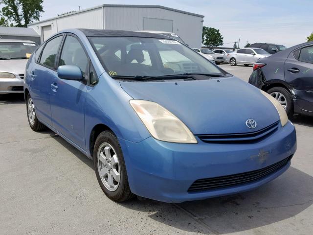 JTDKB22U640029328 - 2004 TOYOTA PRIUS BLUE photo 1