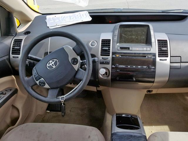 JTDKB22U640029328 - 2004 TOYOTA PRIUS BLUE photo 9