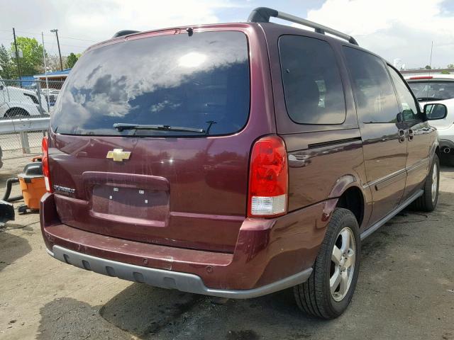 1GNDV33158D133230 - 2008 CHEVROLET UPLANDER L MAROON photo 4