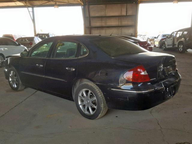 2G4WE567451200917 - 2005 BUICK LACROSSE C BLACK photo 3