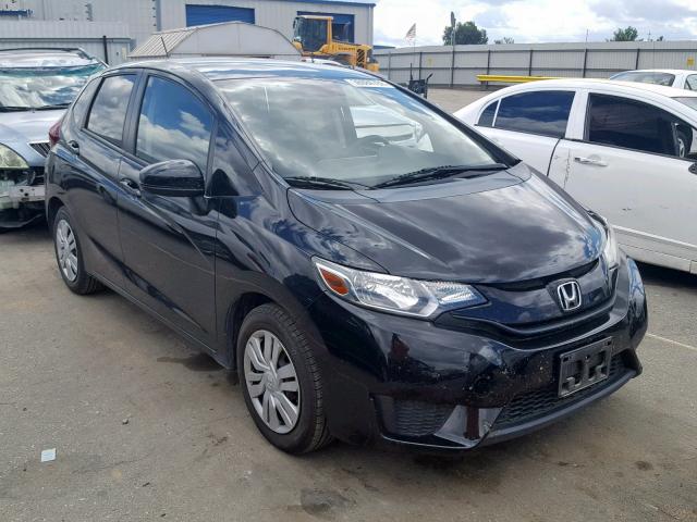 JHMGK5H51GX017959 - 2016 HONDA FIT LX BLACK photo 1